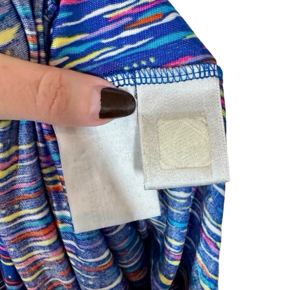 Versus by Gianni Versace Vintage Asymmetrical 90s Pop Art Mini Dress IT38/US2 - Picture 9 of 9